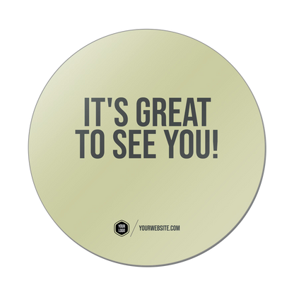 Church handheld signs showing back design - double-sided handheld sign | Popsigns