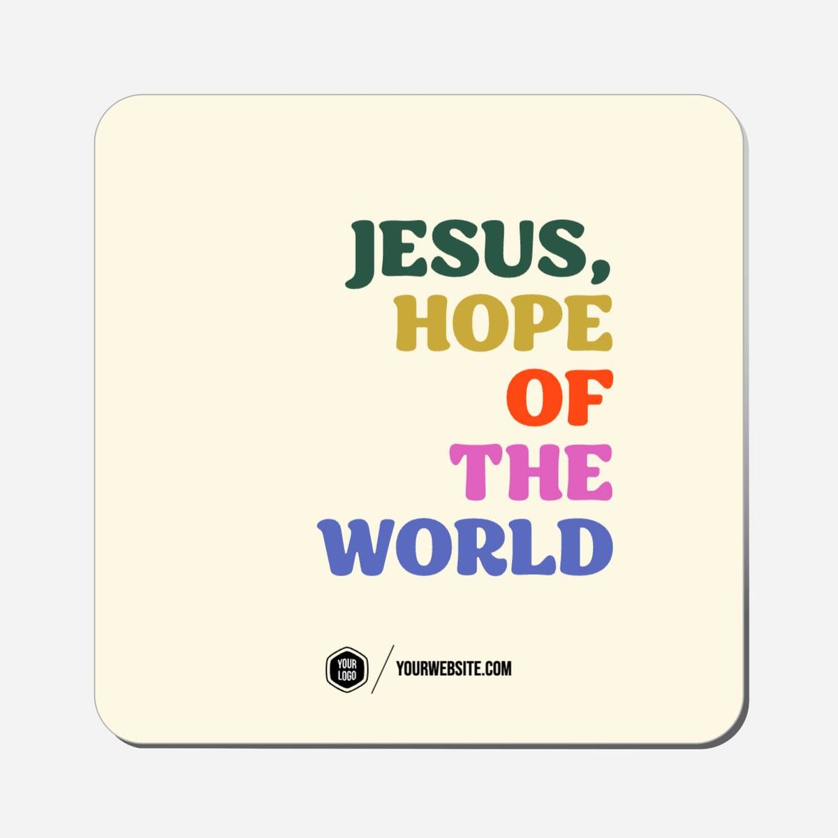 Jesus, Hope Of The World - Classic Shape Preview