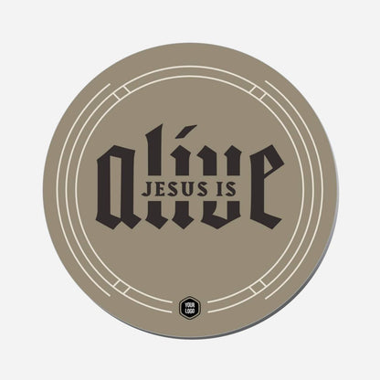 Jesus Is Alive - Circle Shape Preview