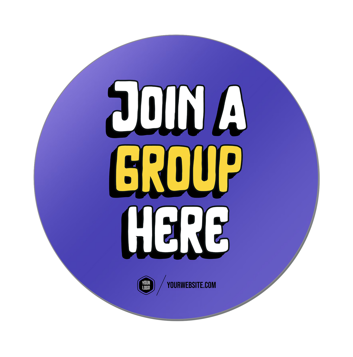 Custom photo booth props showing back design - double-sided handheld sign | Popsigns