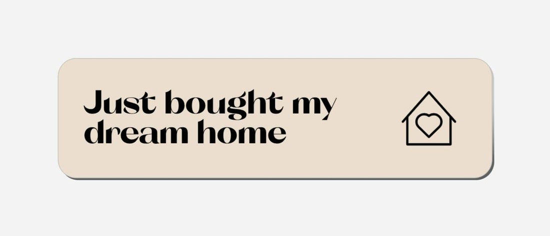 Just Bought My Dream Home - Classic Shape Preview