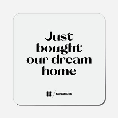 Just Bought Our Dream Home - Classic Shape Preview
