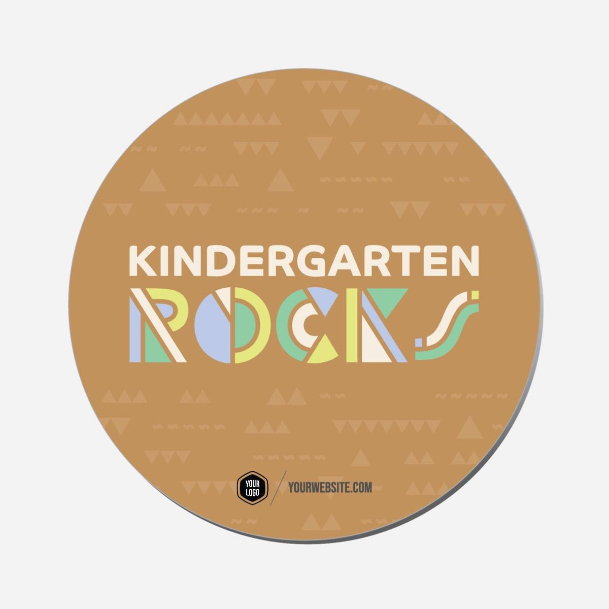 Kindergarten Rocks - Circle Shape Preview