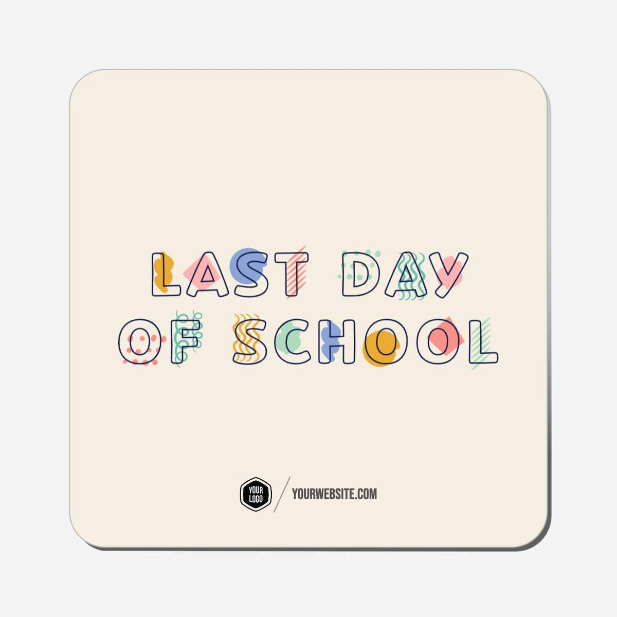 Last Day Of School - Classic Shape Preview