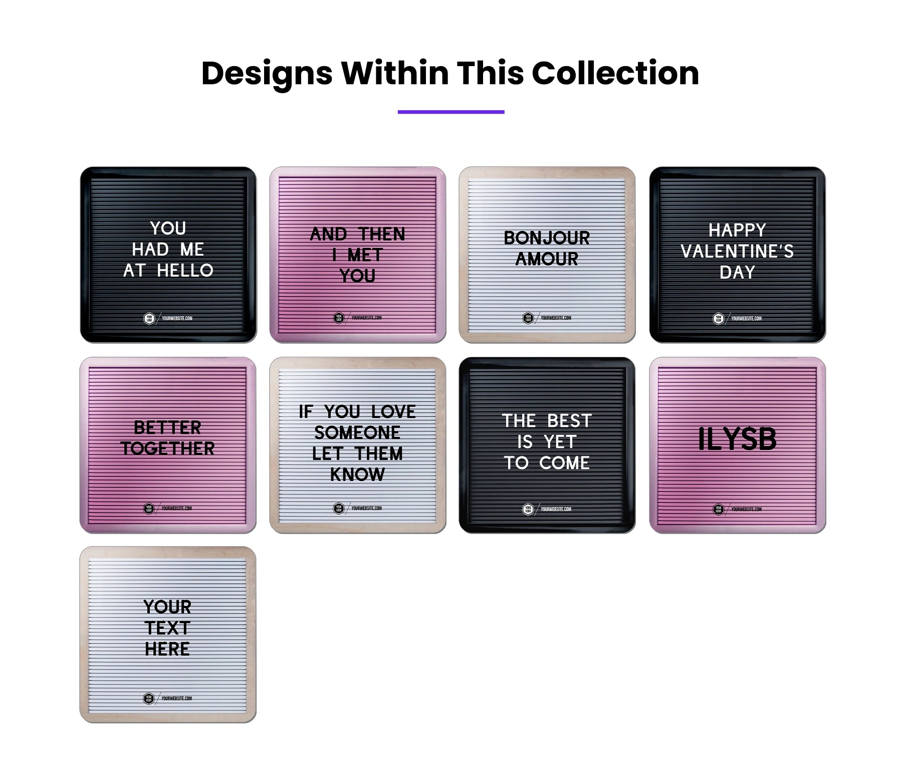 Letterboard Love Popsigns