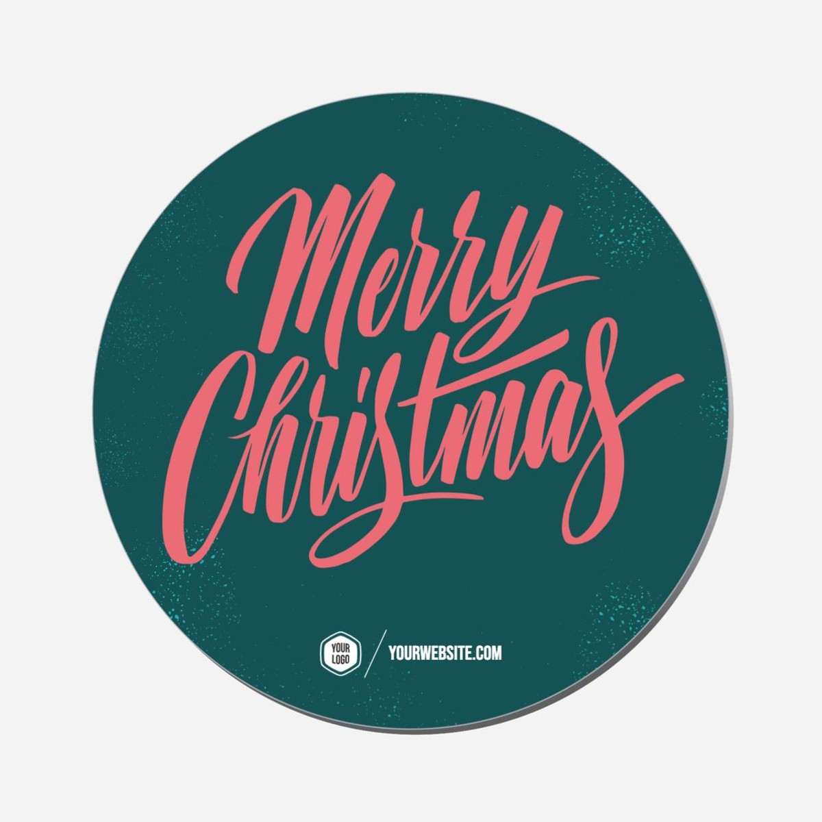 Merry Christmas - Circle Shape Preview