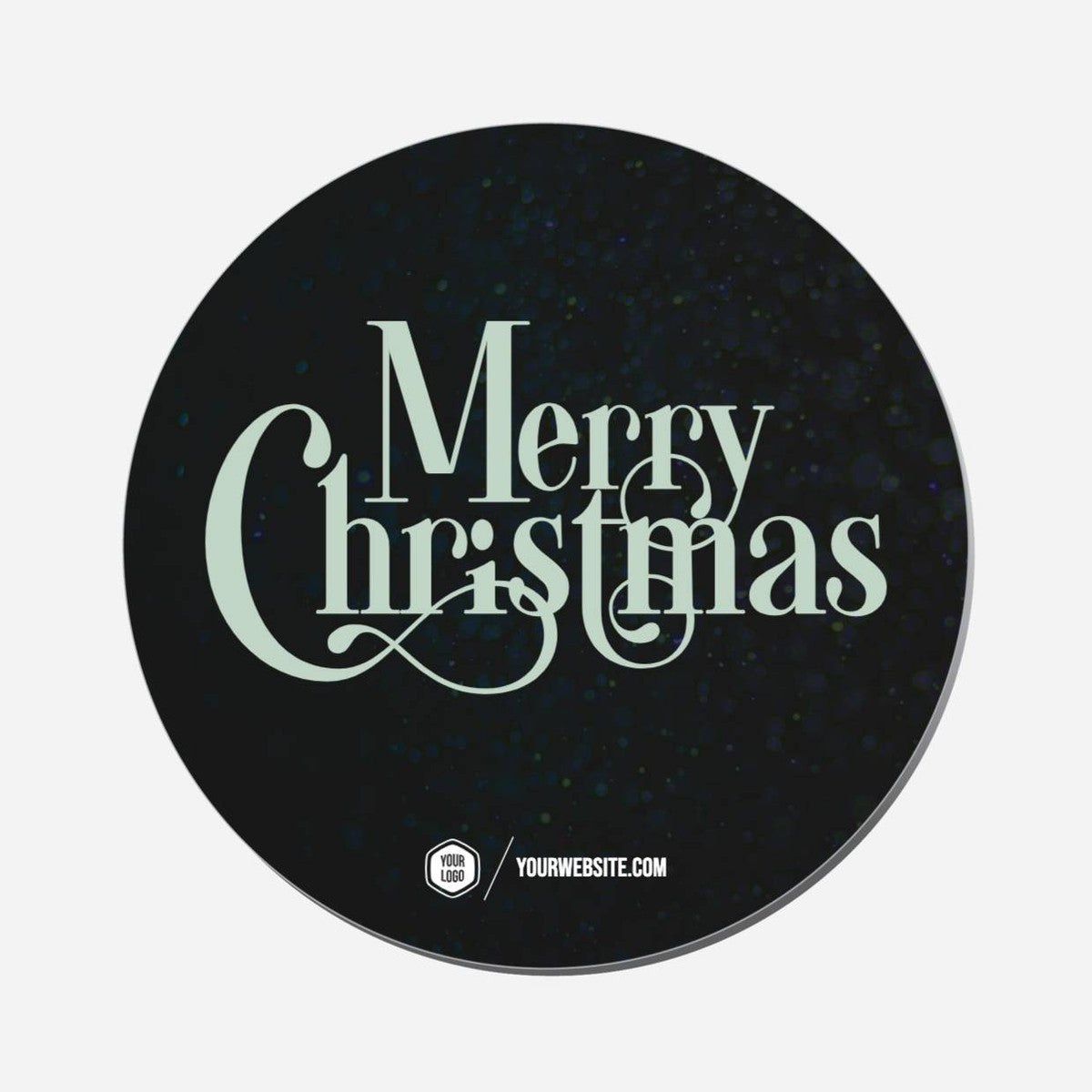 Merry Christmas - Circle Shape Preview