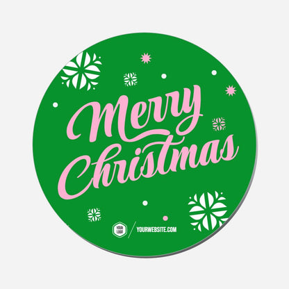 Merry Christmas - Circle Shape Preview
