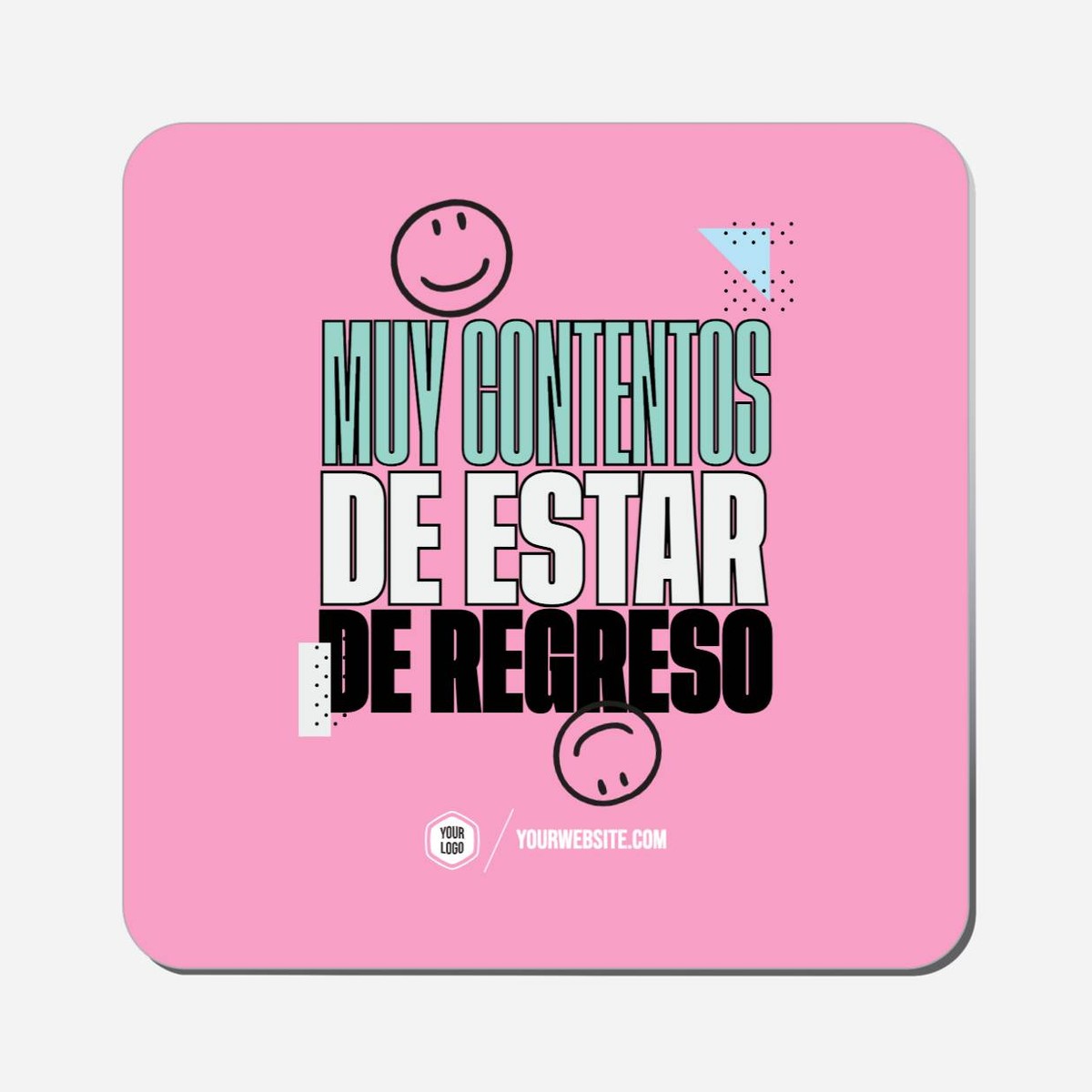 Muy Contentos De Estar De Regreso - Classic Shape Preview