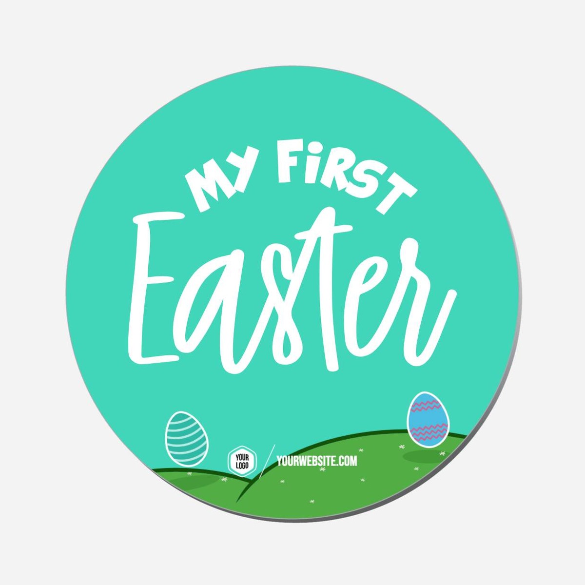 My First Easter - Circle Shape Preview