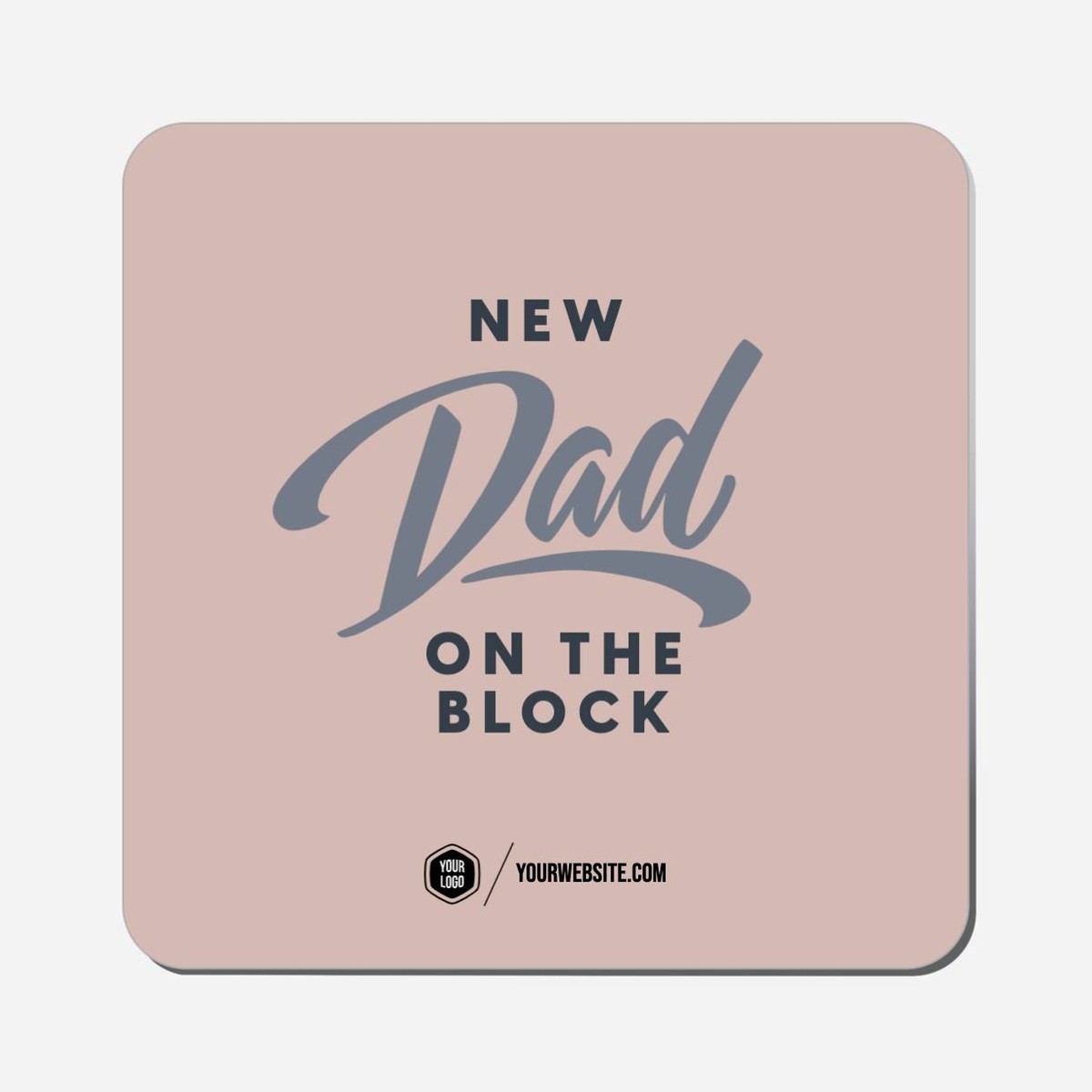 Pop Daddy Signs New Dad On The Block | Handheld Signs | Popsigns – Popsigns Studio