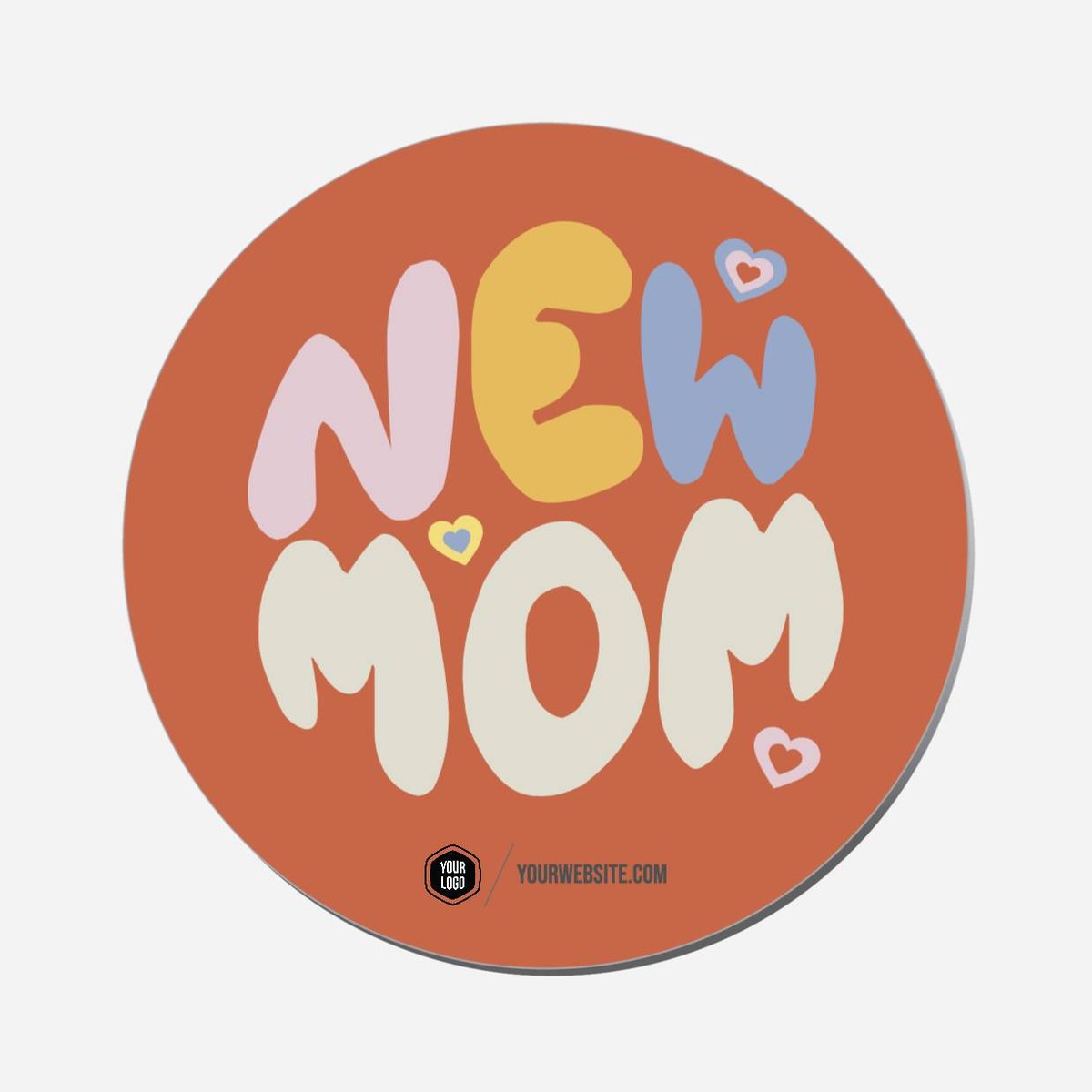 New Mom - Circle Shape Preview