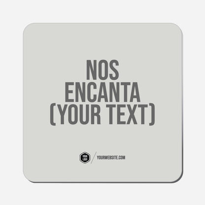 Nos Encanta (Your Text) - Classic Shape Preview
