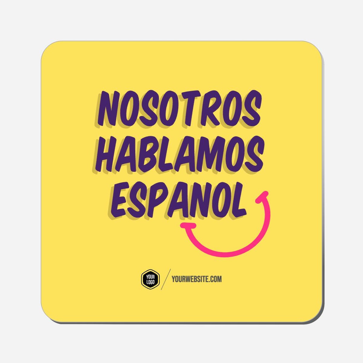 Nosotros Hablamos Español - Classic Shape Preview