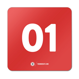 Numbered Popsigns