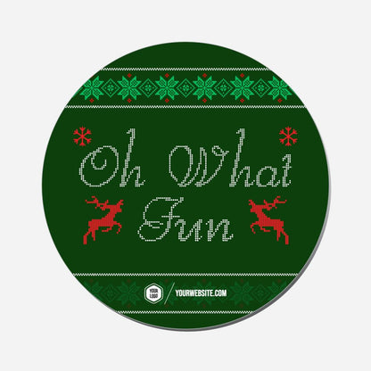 Oh What Fun - Circle Shape Preview