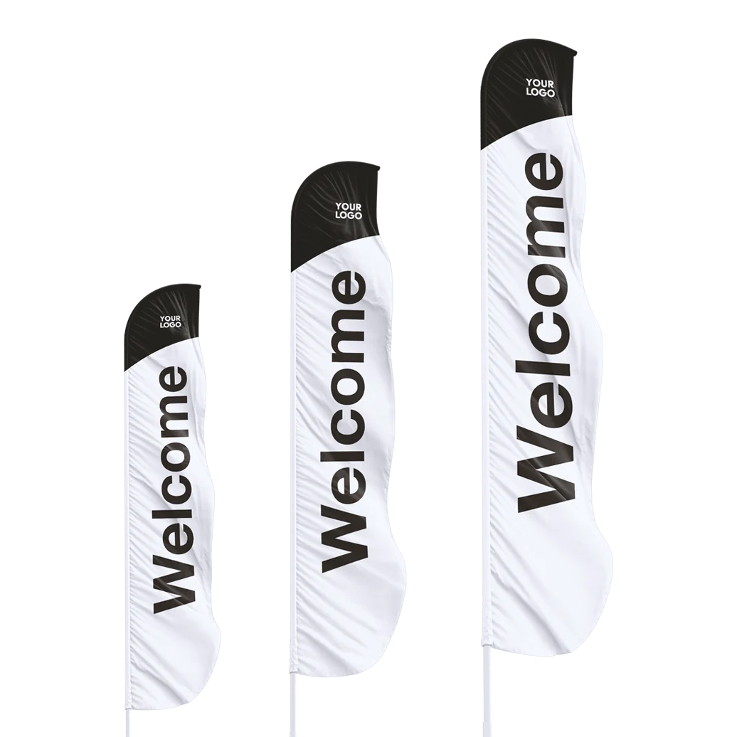 Classic Welcome — Premium Feather Flags