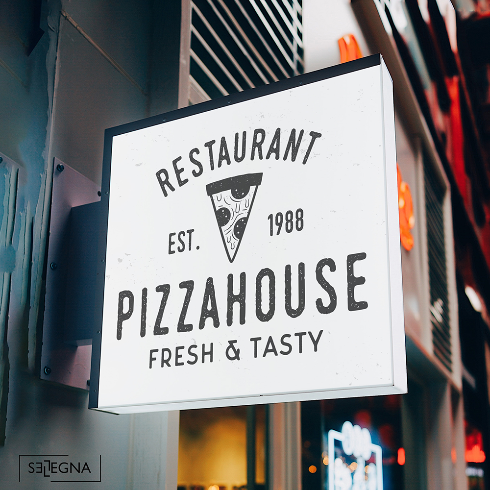Square Acrylic LED Light Box – Custom Business Sign Display