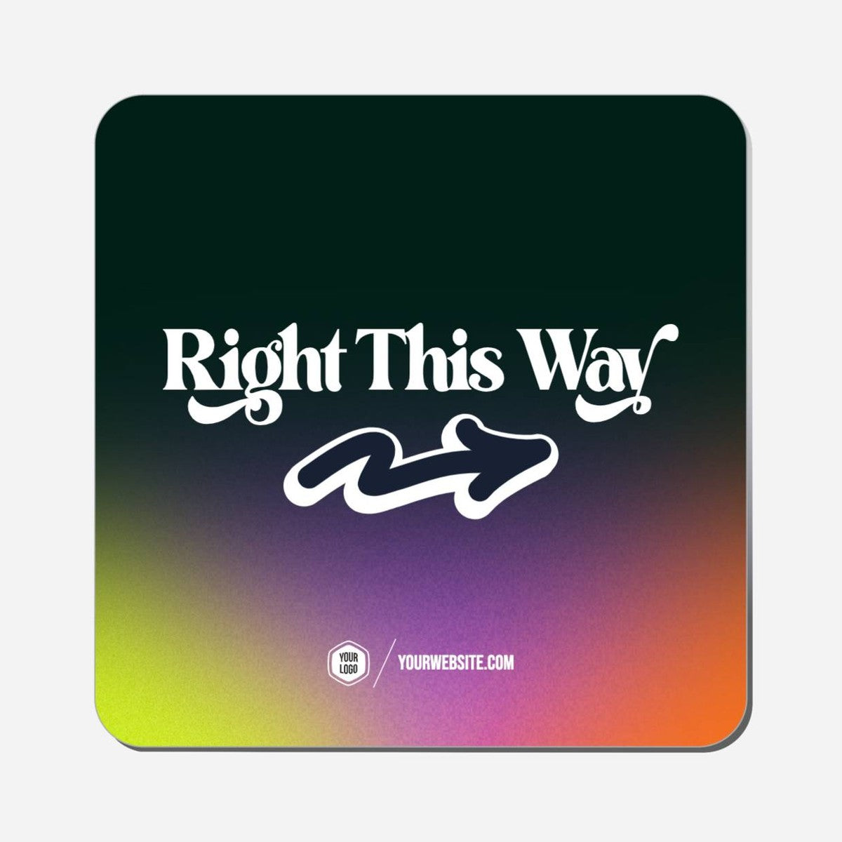 Right This Way (Left Arrow) - Classic Shape Preview