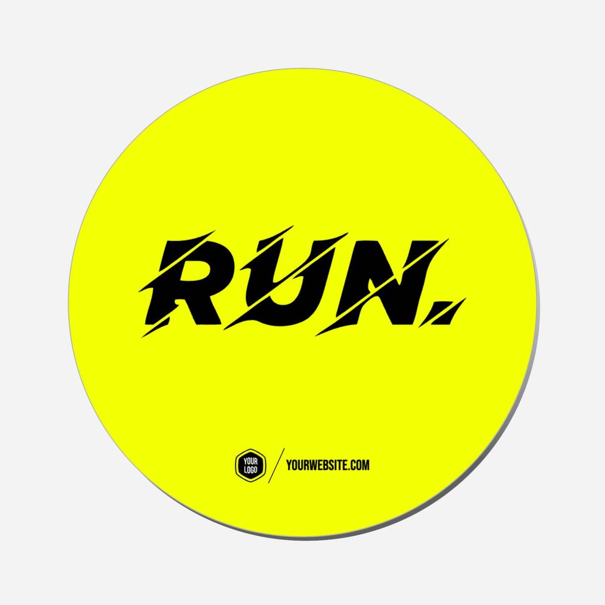 Run. - Circle Shape Preview
