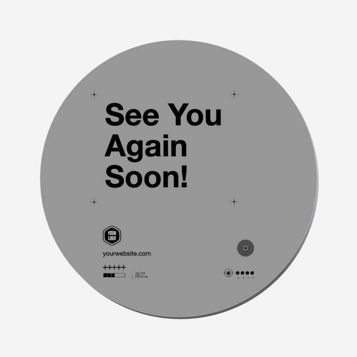 See You Again Soon! - Circle Shape Preview
