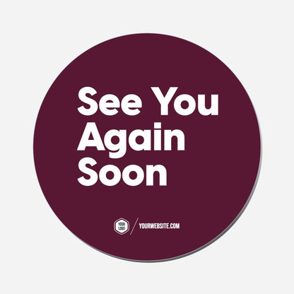 See You Again Soon - Circle Shape Preview