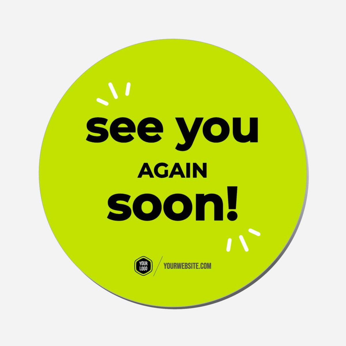 See You Again Soon! - Circle Shape Preview