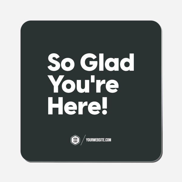 So Glad You're Here! - Classic Shape Preview