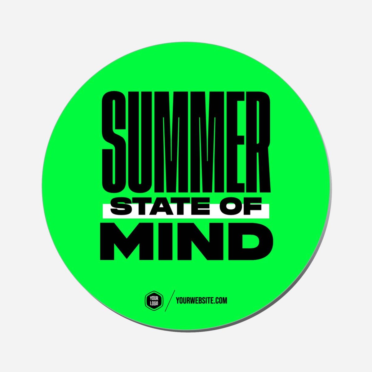 Summer State Of Mind - Circle Shape Preview