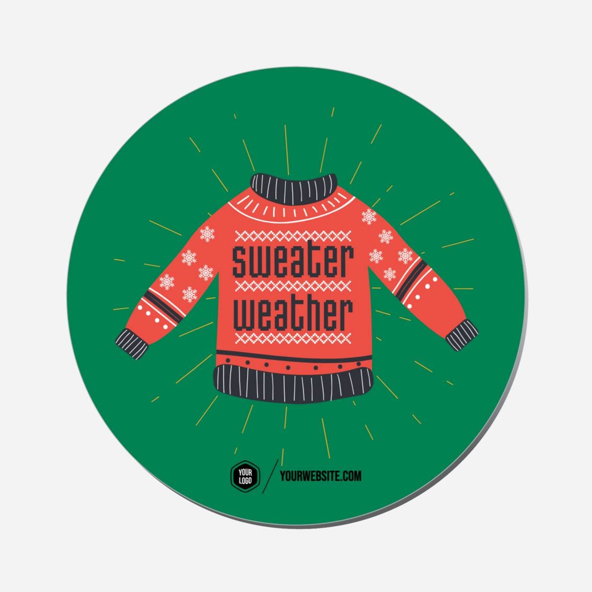 Sweater Weather - Circle Shape Preview