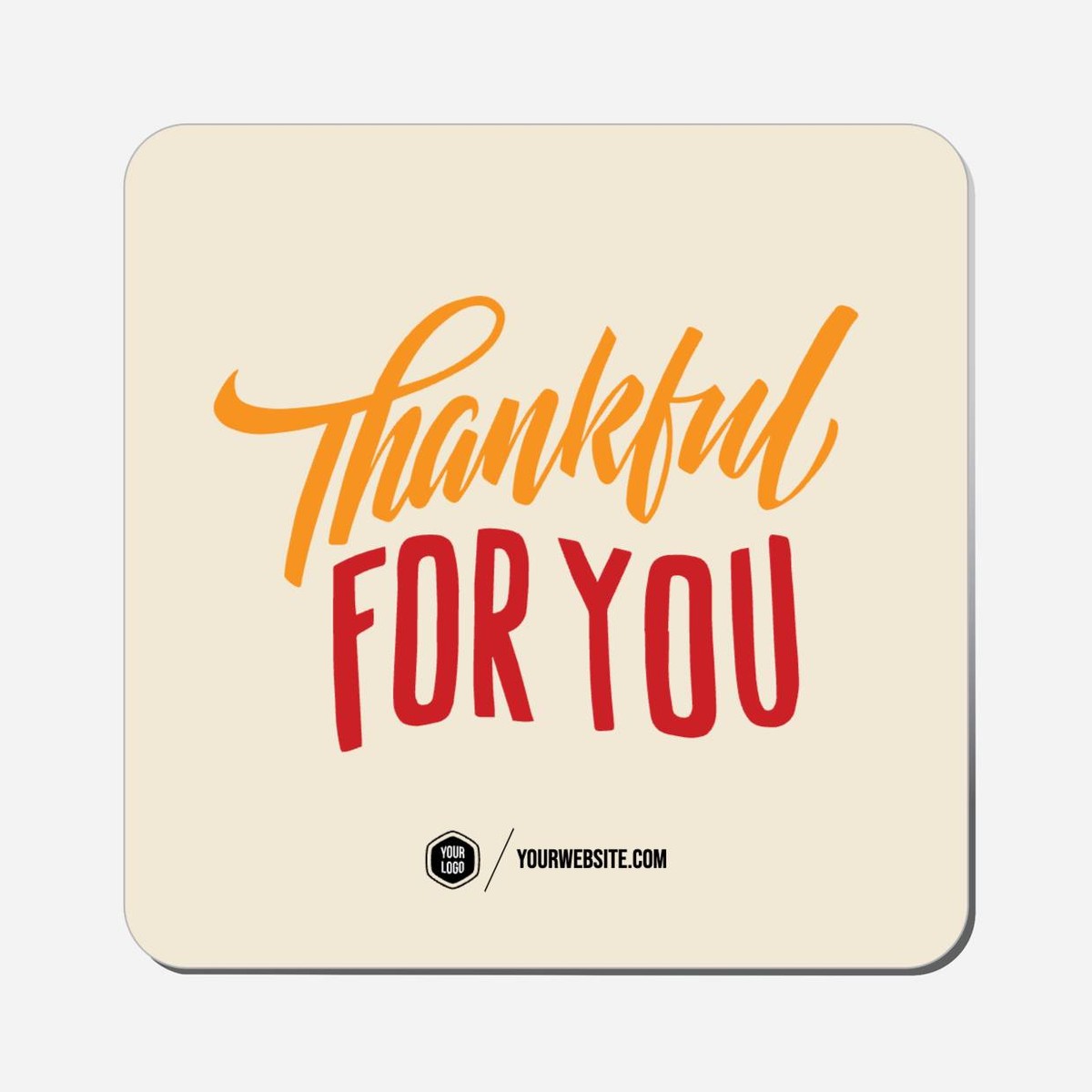 Thankful For You - Classic Shape Preview
