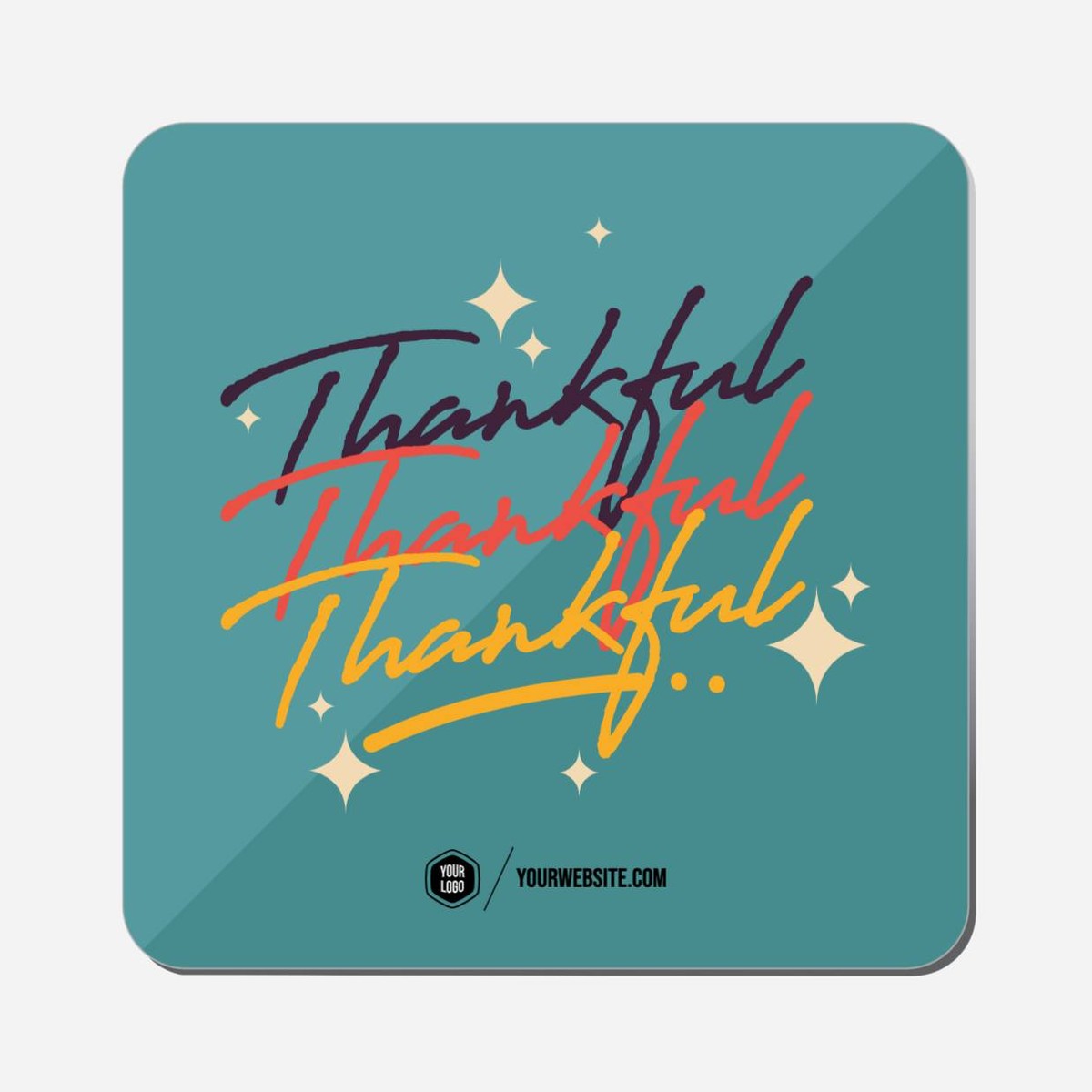 Thankful Thankful Thankful - Classic Shape Preview