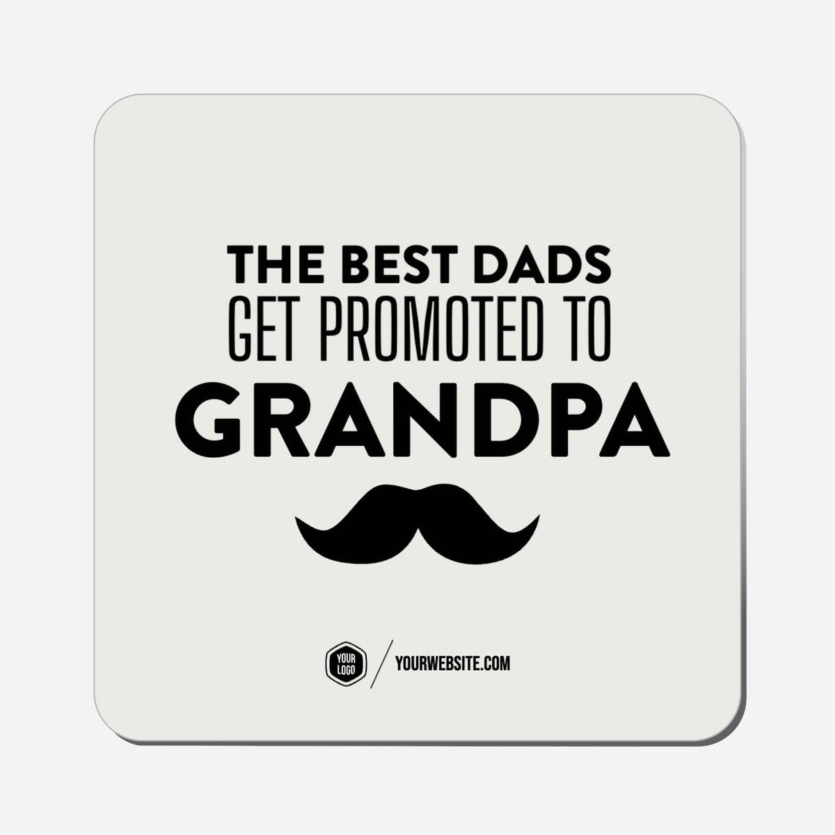 The Best Dads Get Promoted To Grandpa - Classic Shape Preview