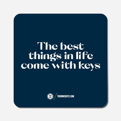 The Best Things In Life Come With Keys - Classic Shape Preview