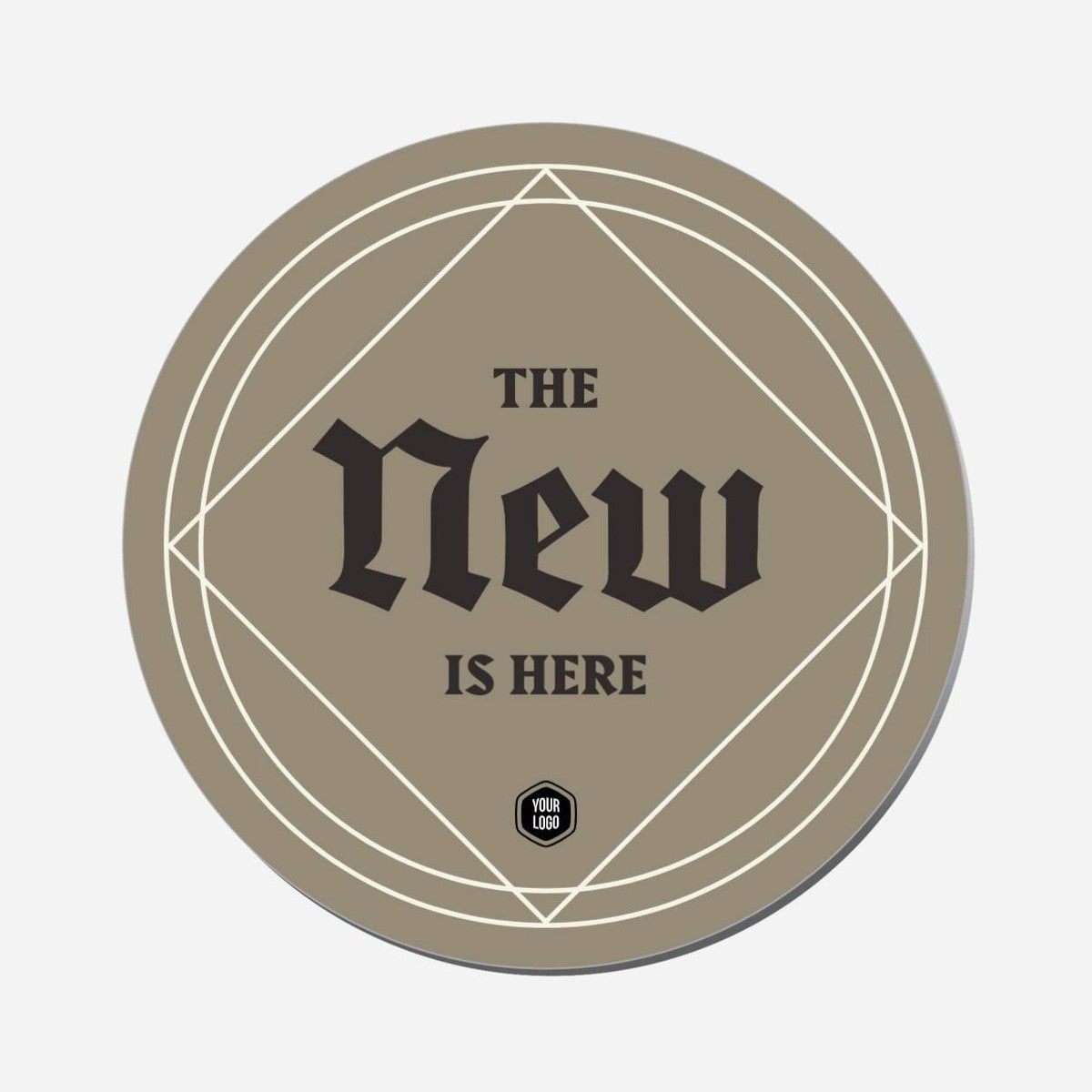 The New Is Here - Circle Shape Preview