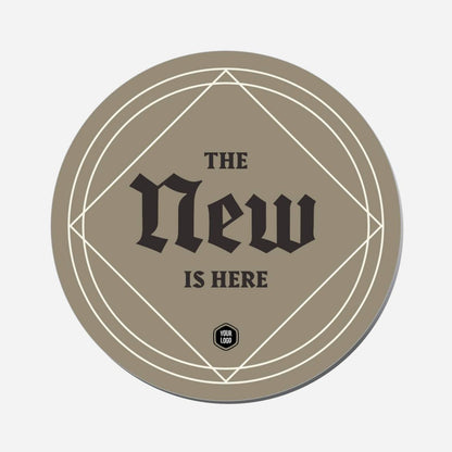 The New Is Here - Circle Shape Preview