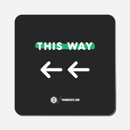 This Way (Left) - Classic Shape Preview
