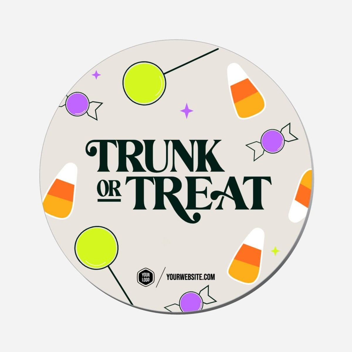 Trunk Or Treat - Circle Shape Preview