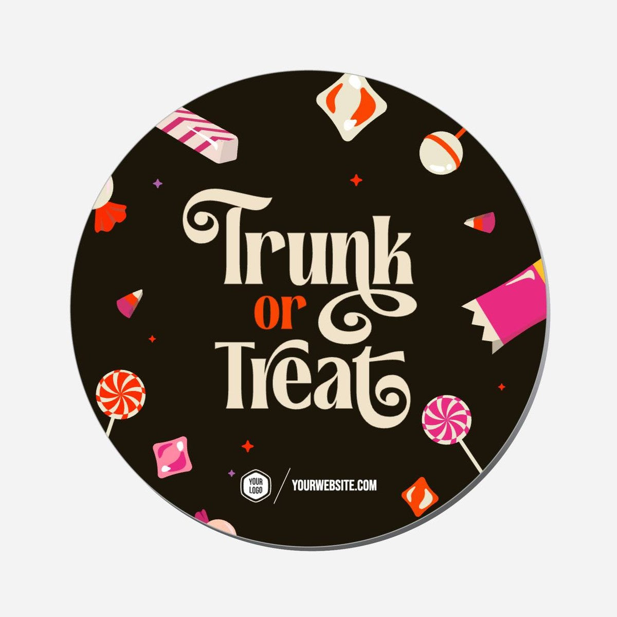 Trunk Or Treat - Circle Shape Preview