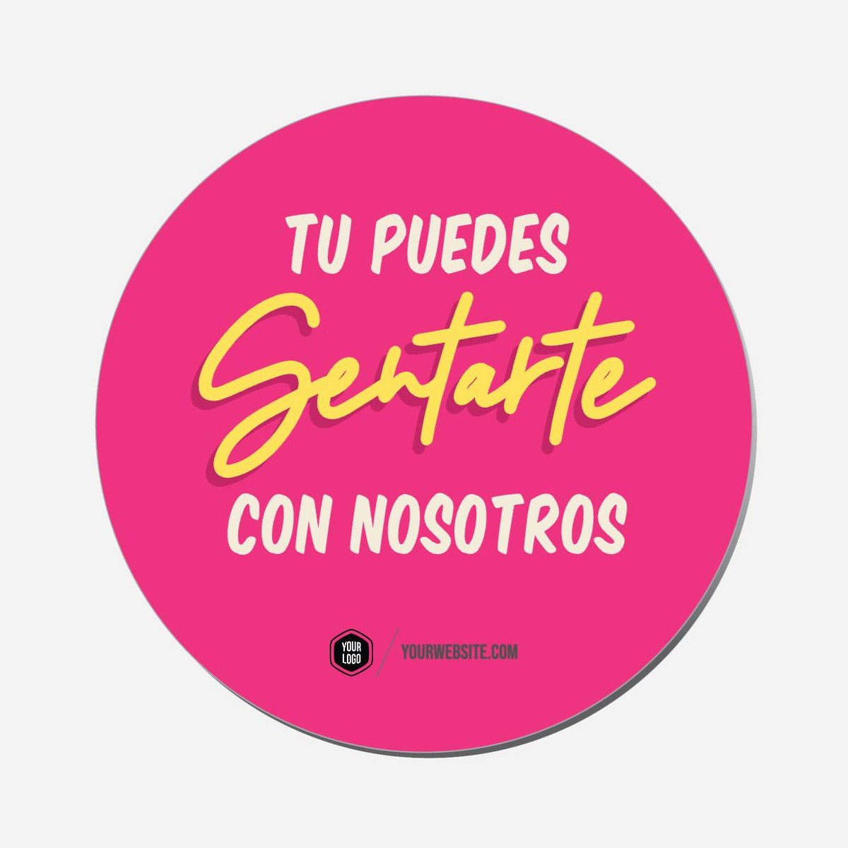 Tu Puedes Sentarte Con Nosotros - Circle Shape Preview