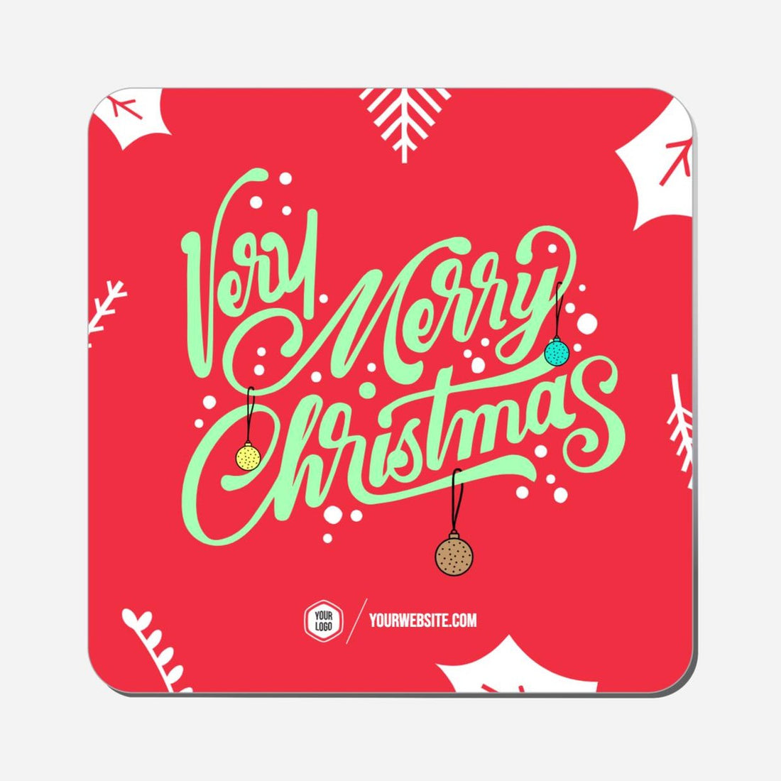 Very Merry Christmas - Classic Shape Preview