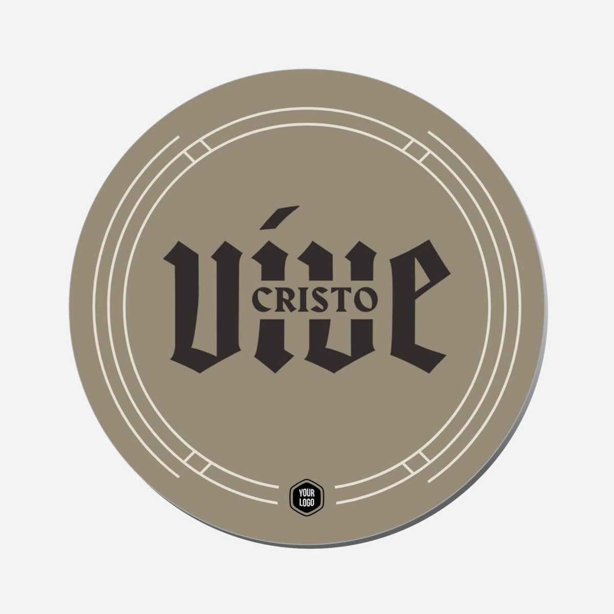 Vive Cristo - Circle Shape Preview