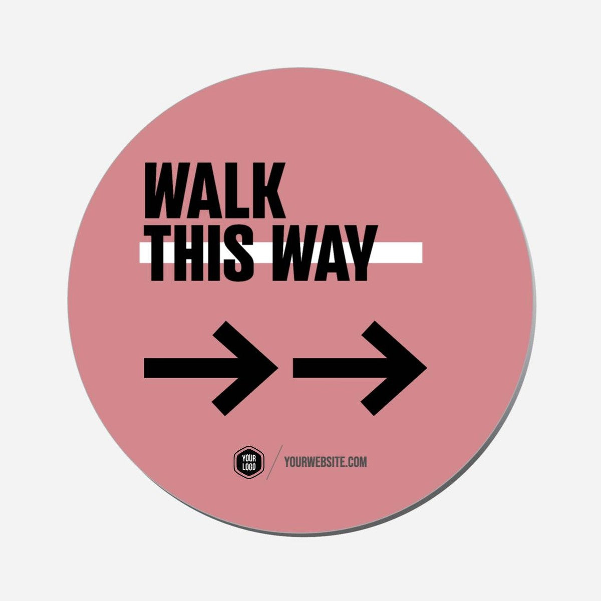 Walk This Way (Right) - Circle Shape Preview