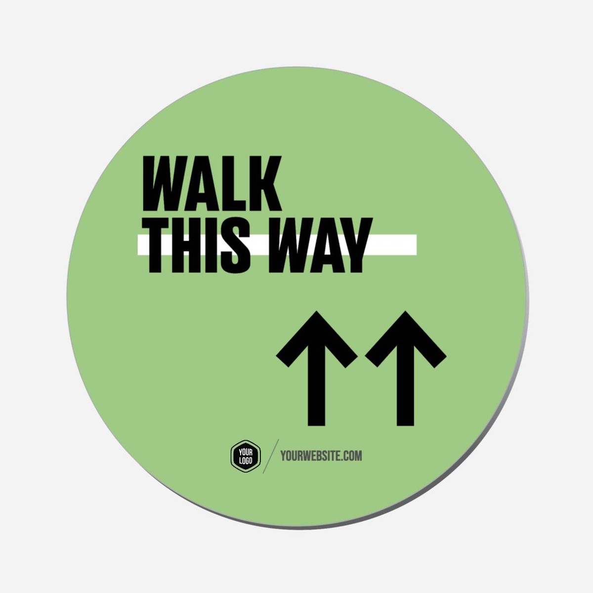 Walk This Way (Up) - Circle Shape Preview