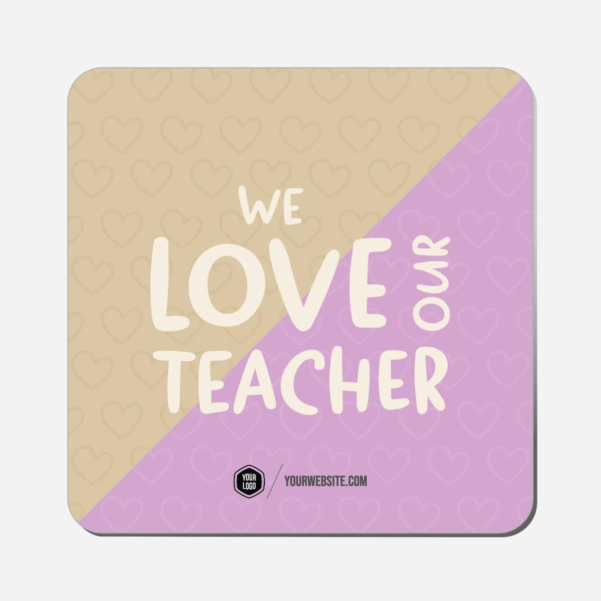 We Love Our Teacher - Classic Shape Preview