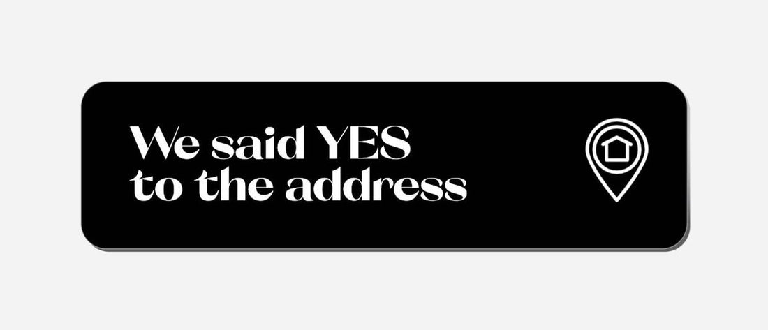 We Said YES To The Address - Classic Shape Preview