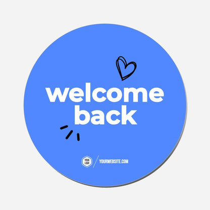 Welcome Back - Circle Shape Preview