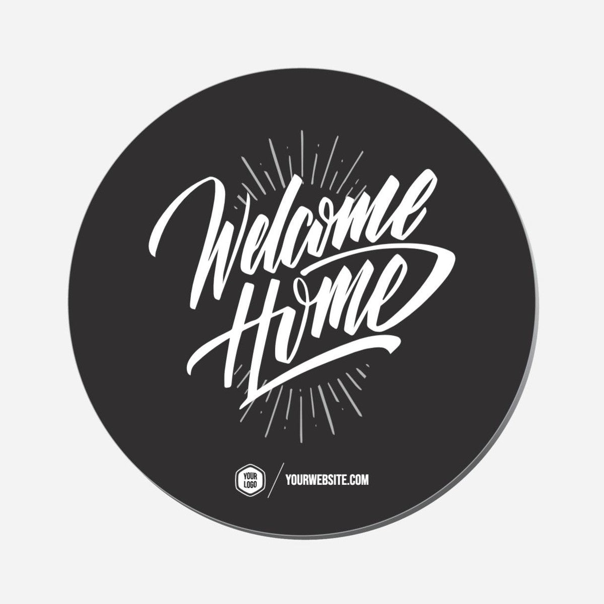 Welcome Home - Circle Shape Preview
