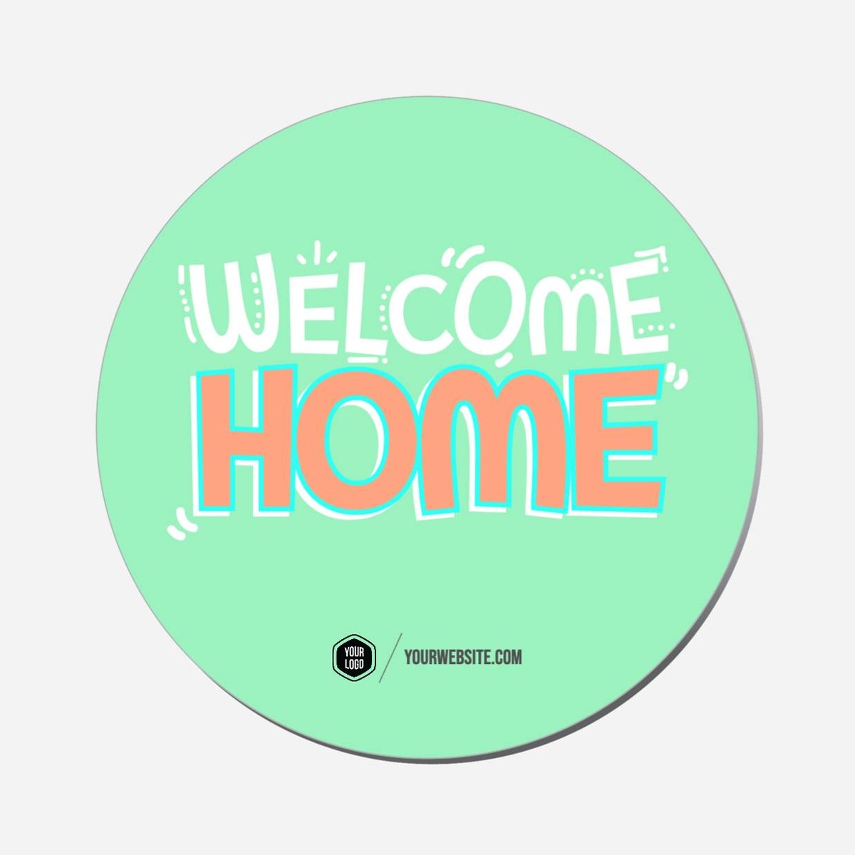 Welcome Home - Circle Shape Preview