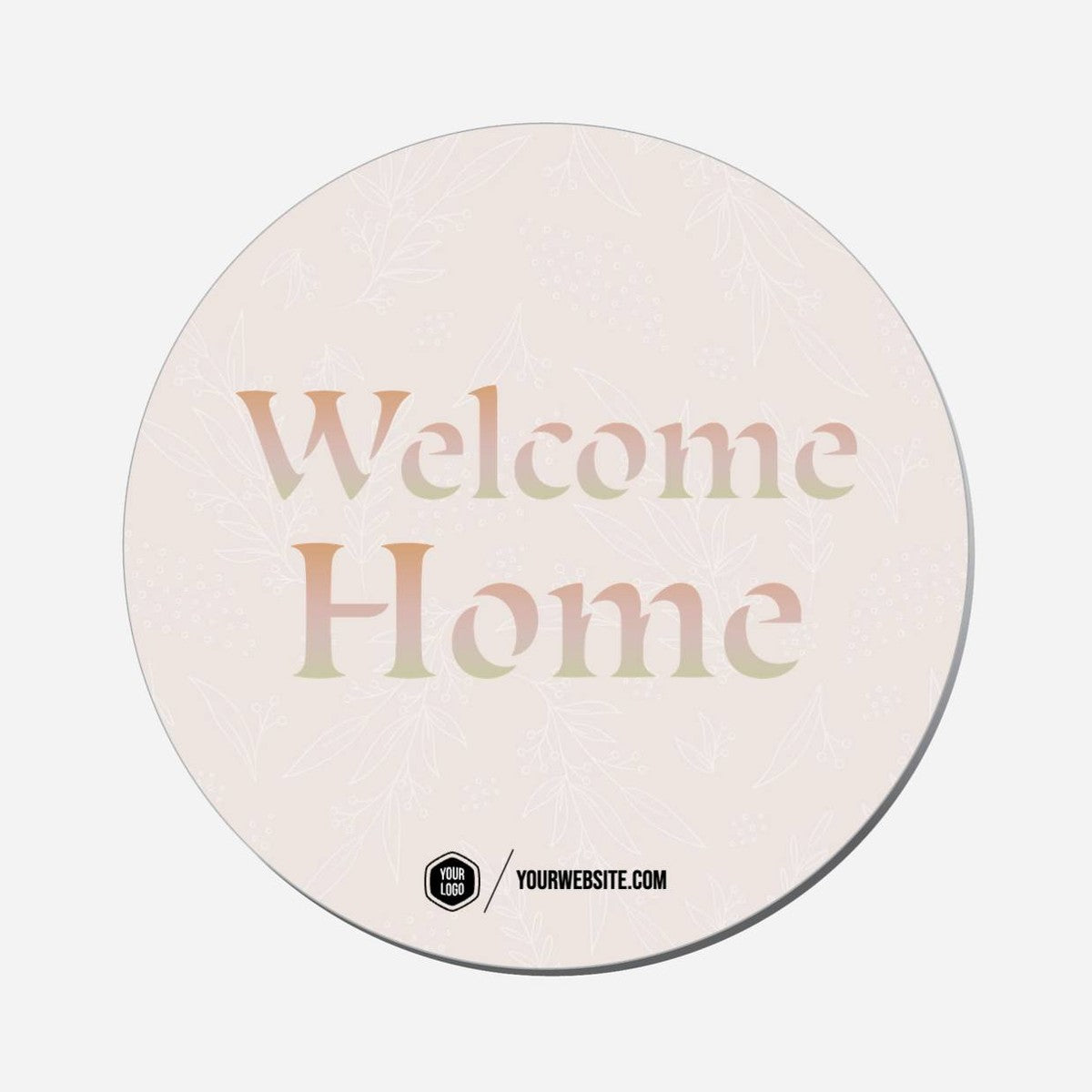 Welcome Home - Circle Shape Preview